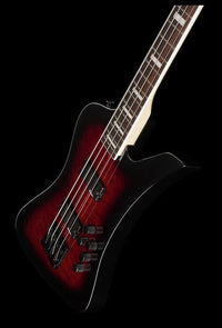 Jackson JS Kelly Bird JS3Q AM Guitarra Eléctrica Transparent Red Burst 19