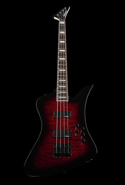 Jackson JS Kelly Bird JS3Q AM Guitarra Eléctrica Transparent Red Burst 21