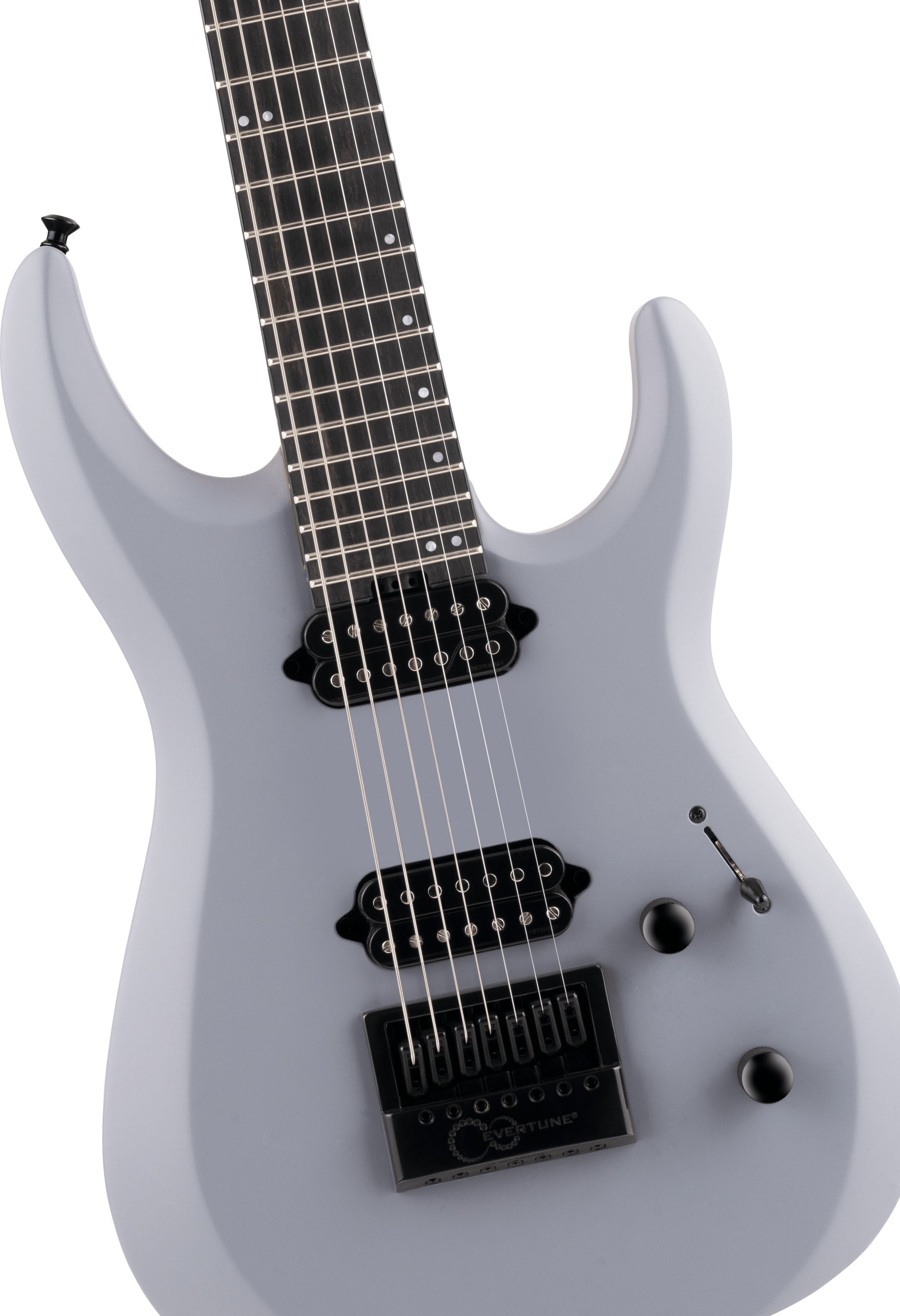 Jackson Pro Dinky DK Modern Evertune 7 EB Guitarra Eléctrica 7 Cuerdas Primer Gray 5