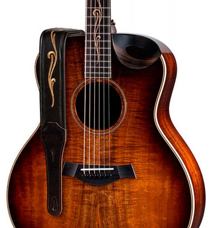 Taylor 4124-25 Spring Vine Correa Guitarra Cuero Chocolate Brown 8