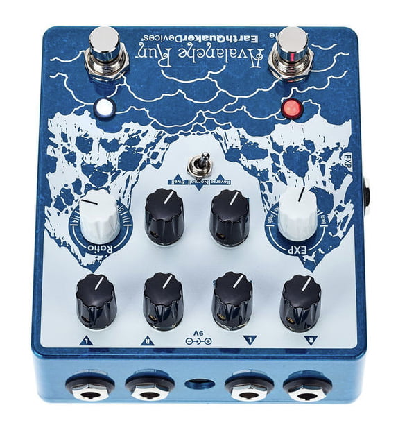 Earthquaker Devices Avalanche Run v2 Pedal Reverb Estéreo y Delay 8