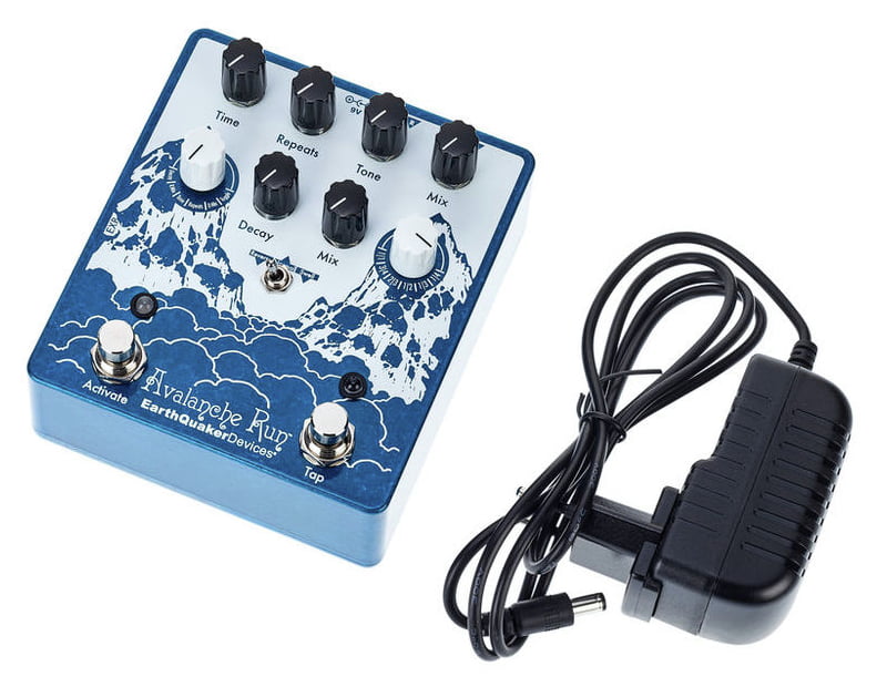 Earthquaker Devices Avalanche Run v2 Pedal Reverb Estéreo y Delay 12