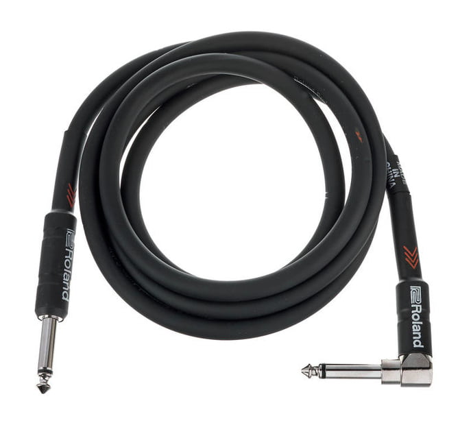 Roland RIC-B5A Cable Instrumento Black Series Jack Angulado Jack Recto 1.5 Metros 1