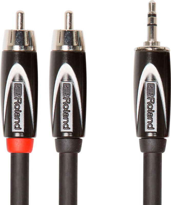 Roland RCC-5-352R Cable Black Series 2XRCA 1Xminijack 1.5 Metros 1