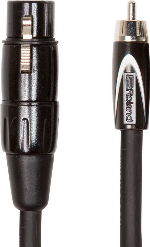 Roland RCC-5-RCXF Cable Black Series XLR Hembra RCA 1.5 Metros 1