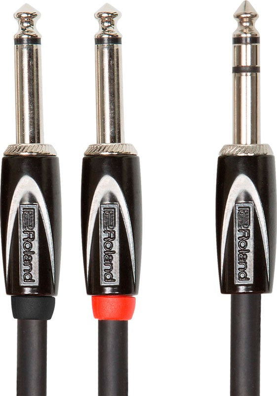 Roland RCC-5-TR28 Cable Black Series 2Xjack Mono 1Xjack Estéreo 1.5 Metros 1