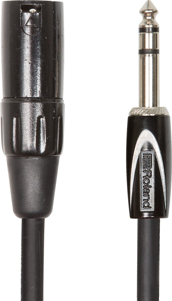 Roland RCC-3-TRXM Cable Balanceado Black Series 1 X XLR Macho 1 X Jack Estéreo 1 Metro 1