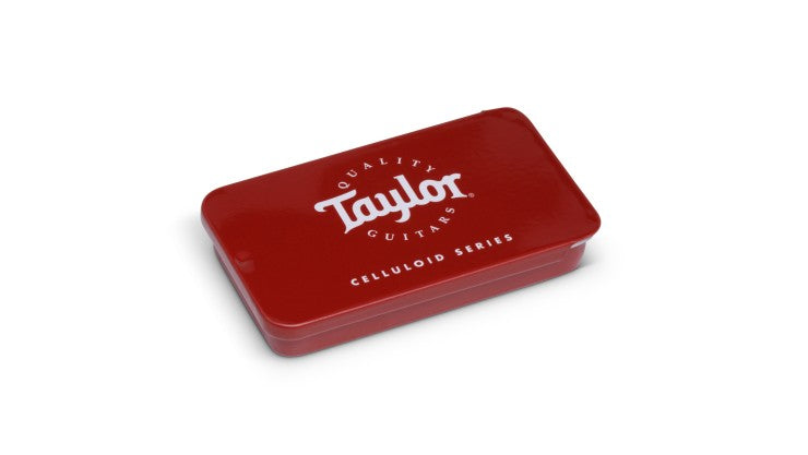 Taylor 2608 Celluloid Pick Tin Pack 12 Puas 1