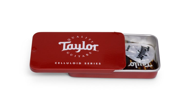 Taylor 2608 Celluloid Pick Tin Pack 12 Puas 2