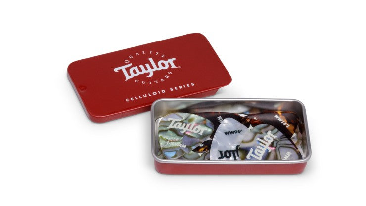 Taylor 2608 Celluloid Pick Tin Pack 12 Puas 3