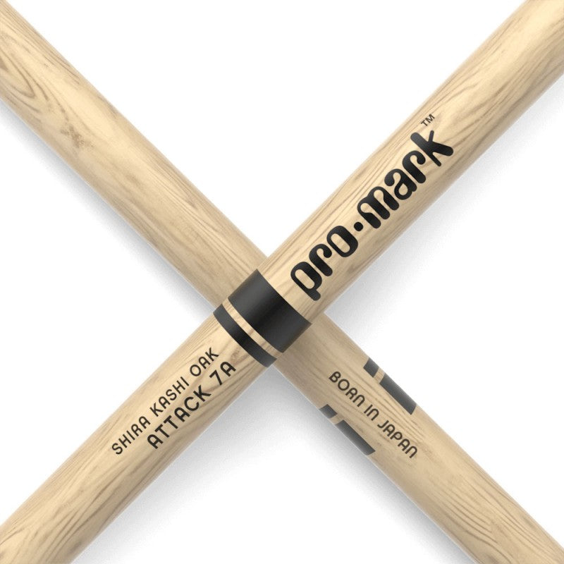 Pro Mark PW7AW Classic Attack Shira Kashi Oak Par Baquetas Batería 5