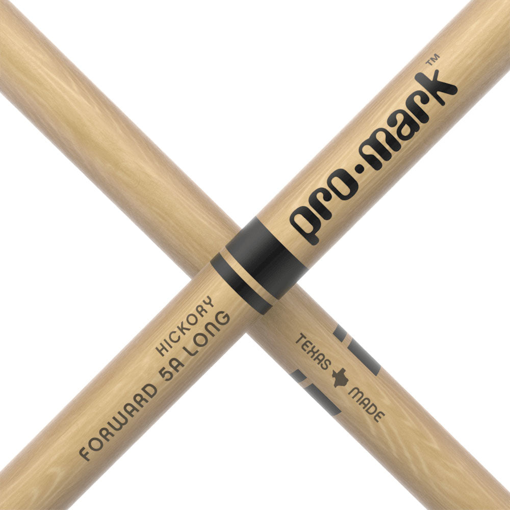 Pro Mark TX5ALW Classic Forward Long Hickory Par Baquetas Batería 3