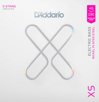 Daddario XSB45130 Juego 5 Cuerdas Bajo Eléctrico Escala Larga 45-130 1