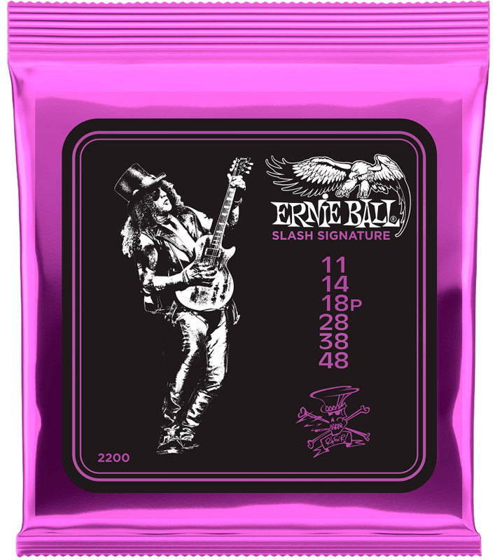 Ernie Ball 2200 Slash Signature Juego Cuerdas Guitarra Eléctrica 11-48 1