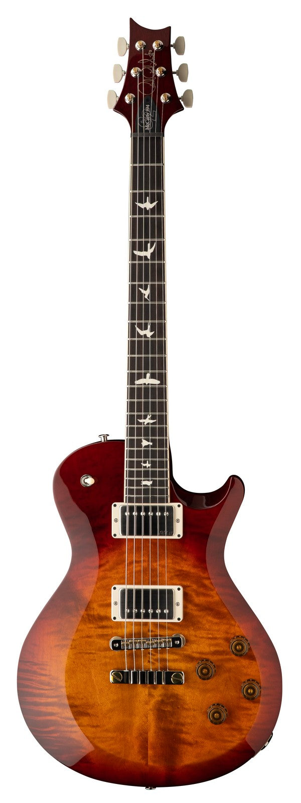 PRS S2 MCcarty 594 Singlecut 2024 DCS Guitarra Eléctrica Dark Cherry Sunburst 1