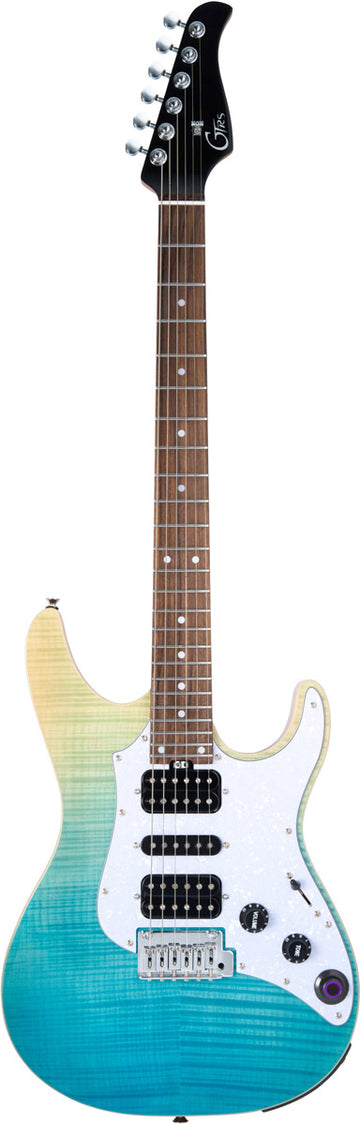 Mooer GTRS SL810 BB Guitarra Eléctrica con Efectos Blue Burst 1