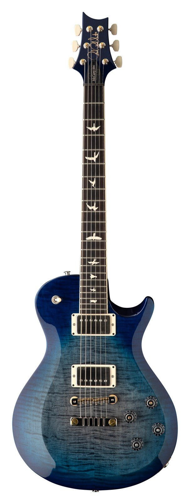 PRS S2 MCcarty 594 Singlecut 2024 FGBBB Guitarra Eléctrica Faded Gray Black Blue Burst 1