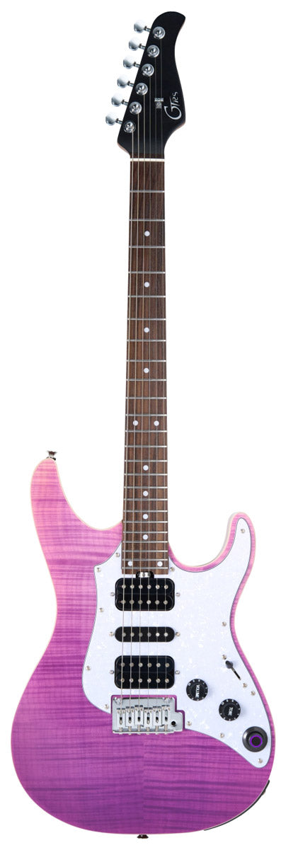 Mooer GTRS SL810 PB Guitarra Eléctrica con Efectos Purple Burst 1