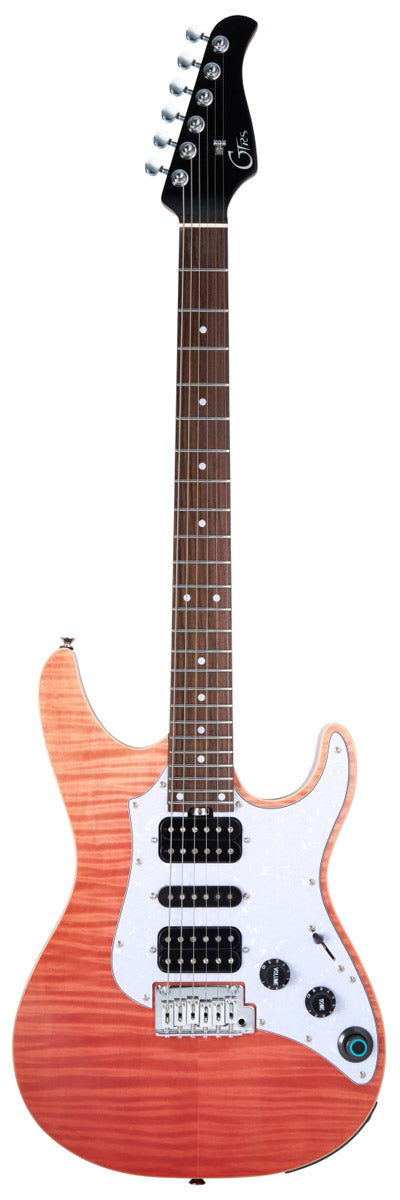 Mooer GTRS SL810 RB Guitarra Eléctrica con Efectos Red Burst 1