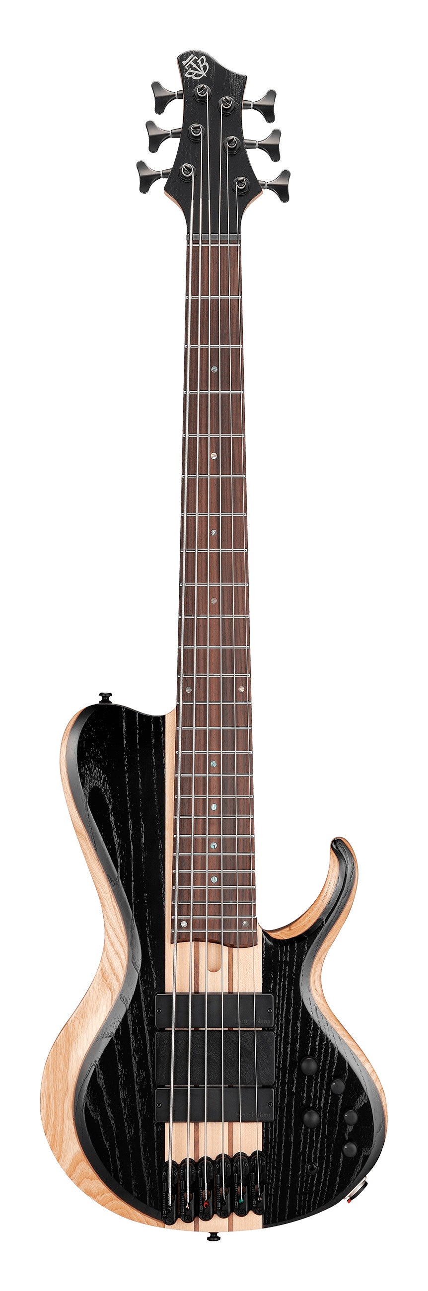 Ibanez BTB866SC WKL Workshop Bajo Eléctrico 6 Cuerdas Weathered Black Low Gloss 1