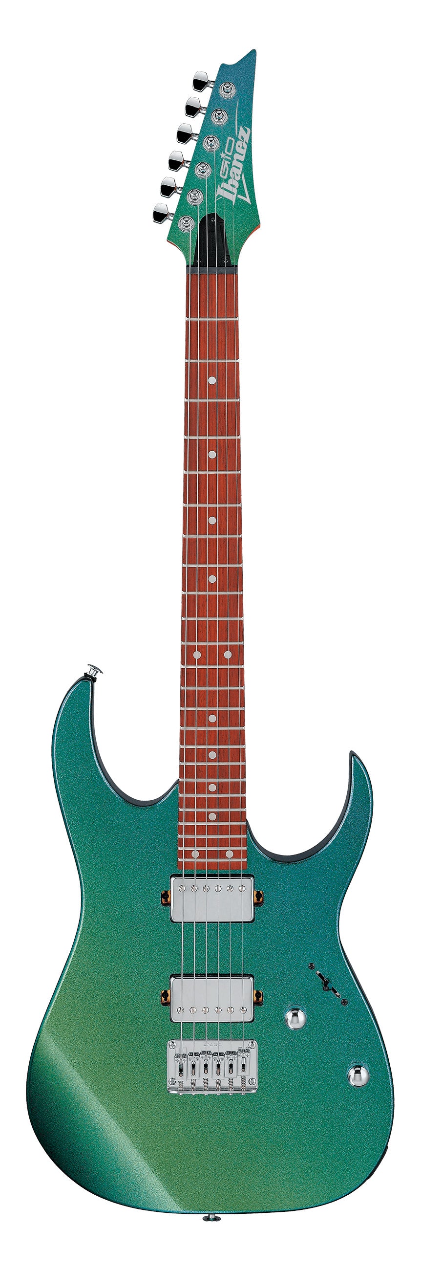 Ibanez GRG121SP GYC Guitarra Eléctrica Green Yellow Chameleon 1