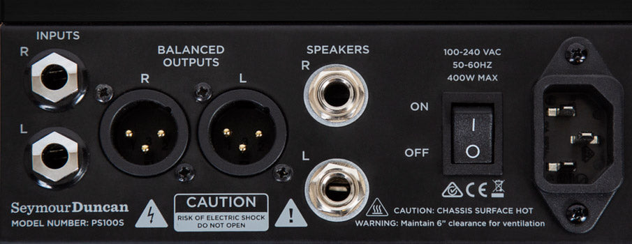 Seymour Duncan Powerstage 100 Stereo Black Edition Amplificador Guitarra 3