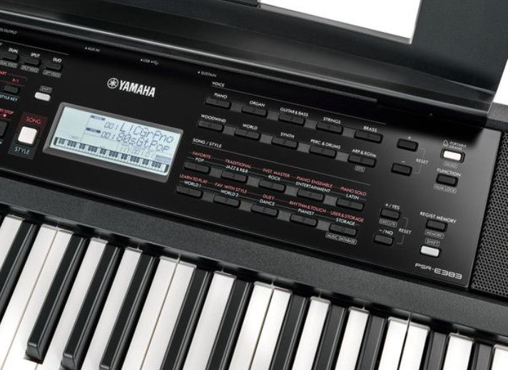 Yamaha PSR E383 Teclado Portátil 61 Teclas 12