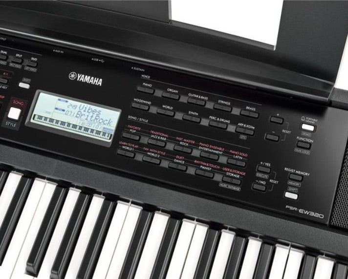 Yamaha PSR EW320 Teclado Portátil 76 Teclas 12