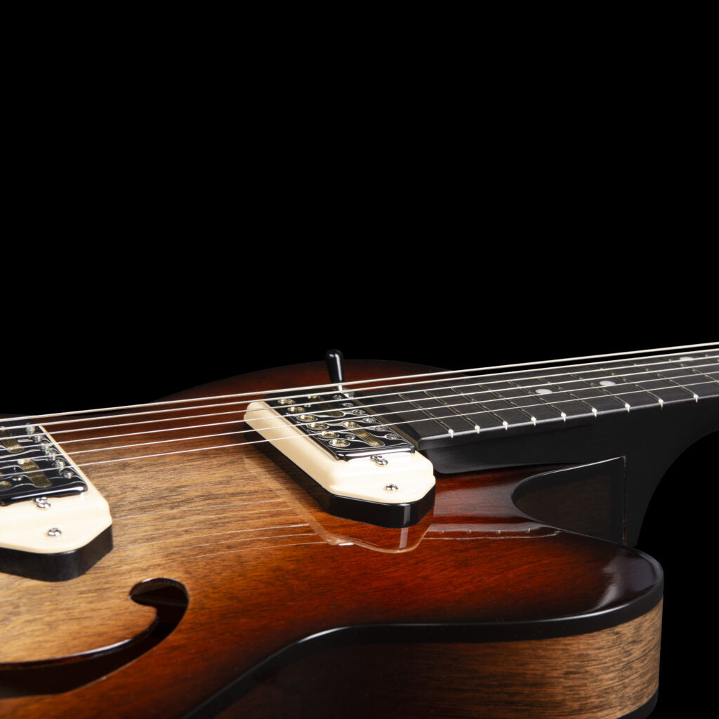 Godin 5Th Avenue TL VB HG Thinline Guitarra Eléctrica Vintage Burst 8