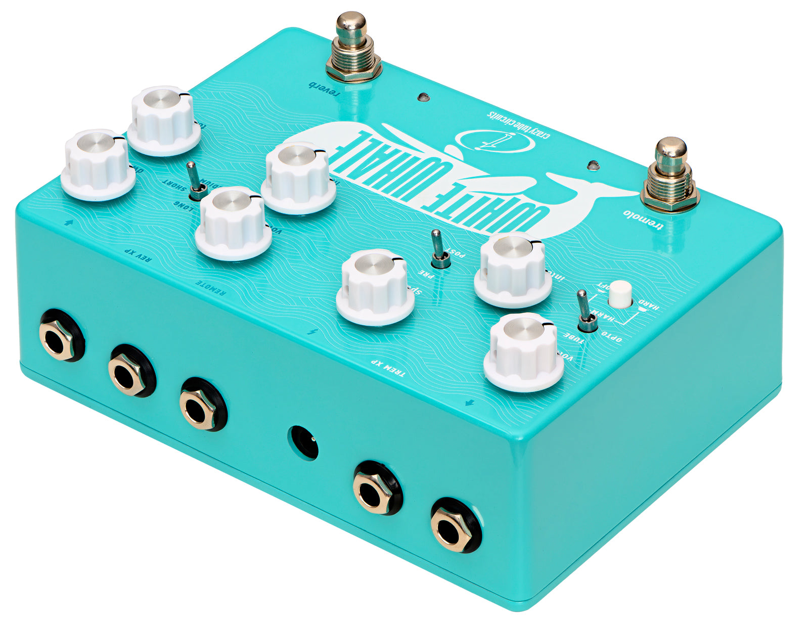 Crazy Tube Circuits White Whale v2 Pedal Reverb con Tremolo 3