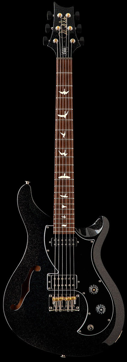 PRS S2 Vela SH 2026 BRH SemiHollow Guitarra Eléctrica Black Rainbow Holoflake 1