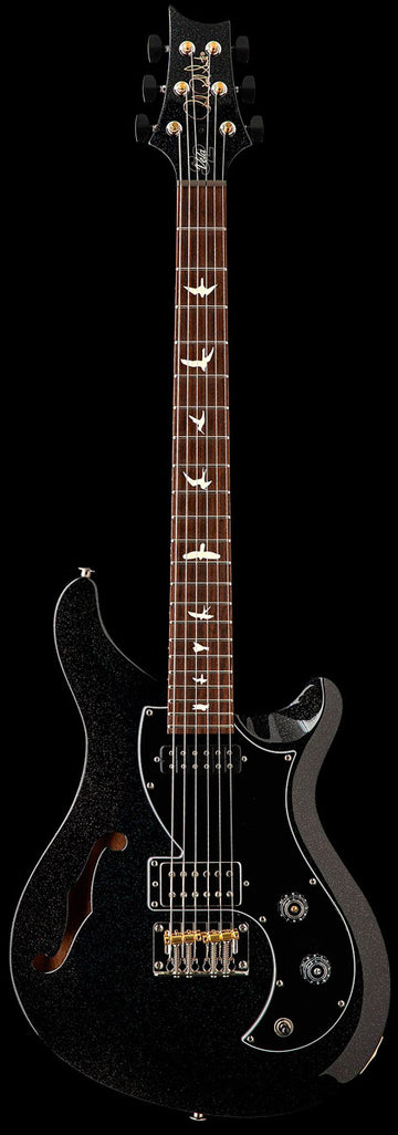 PRS S2 Vela SH 2026 BRH SemiHollow Guitarra Eléctrica Black Rainbow Holoflake 1