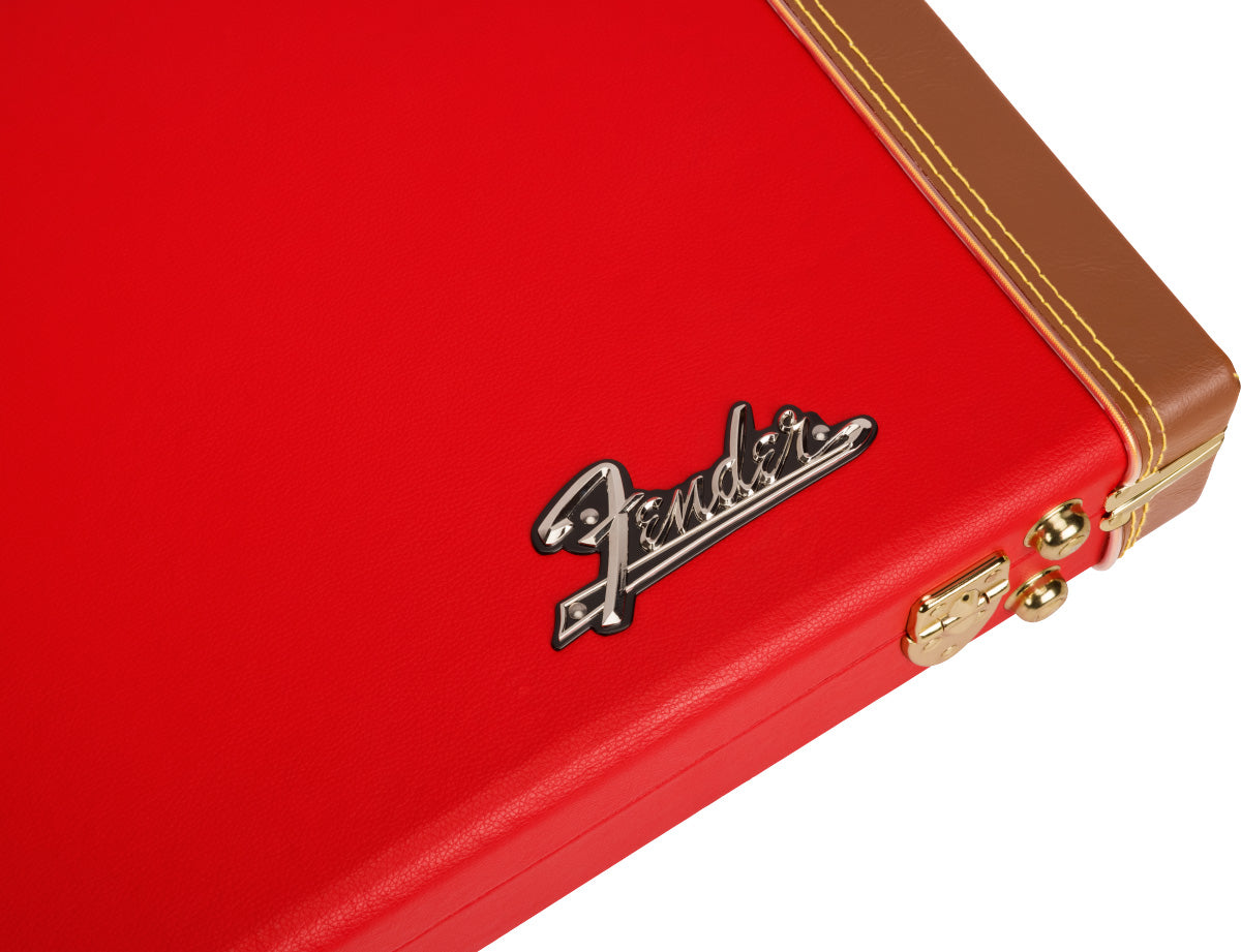 Fender 0996106340 Classic Series Wood Case Strat Tele Estuche Guitarra Fiesta Red 6