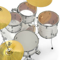 Pearl EXX705NBR C777 Export Batería Acústica con Herrajes y Platos Slipstream White 8