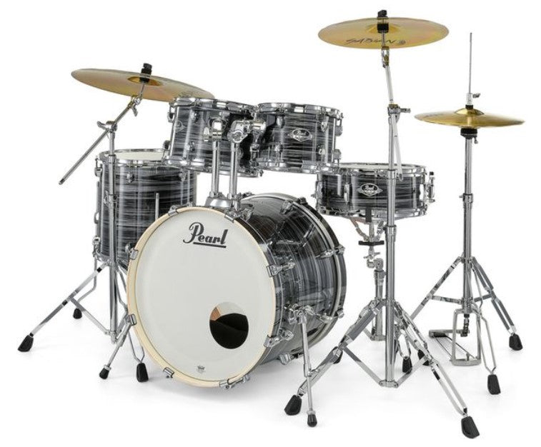 Pearl EXX705NBR C778 Export Batería Acústica con Herrajes y Platos Graphite Silver Twist 3