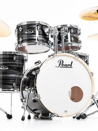 Pearl EXX705NBR C778 Export Batería Acústica con Herrajes y Platos Graphite Silver Twist 15