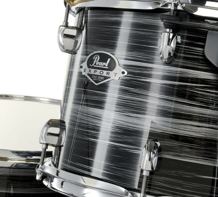 Pearl EXX705NBR C778 Export Batería Acústica con Herrajes y Platos Graphite Silver Twist 19