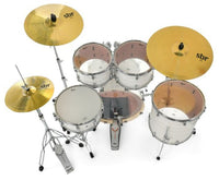 Pearl EXX725BR C777 Export Batería Acústica con Herrajes y Platos Slipstream White 6