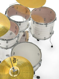 Pearl EXX725BR C777 Export Batería Acústica con Herrajes y Platos Slipstream White 7