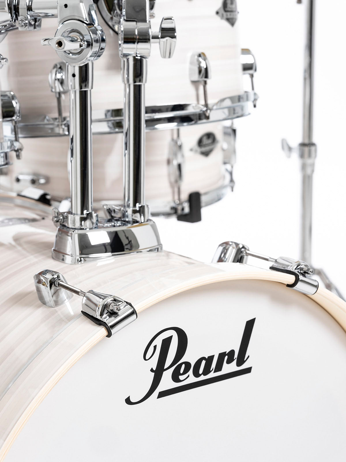 Pearl EXX725BR C777 Export Batería Acústica con Herrajes y Platos Slipstream White 17