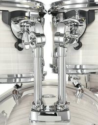 Pearl EXX725BR C777 Export Batería Acústica con Herrajes y Platos Slipstream White 18