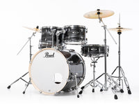 Pearl EXX725BR C778 Export Batería Acústica con Herrajes y Platos Graphite Silver Twist 26