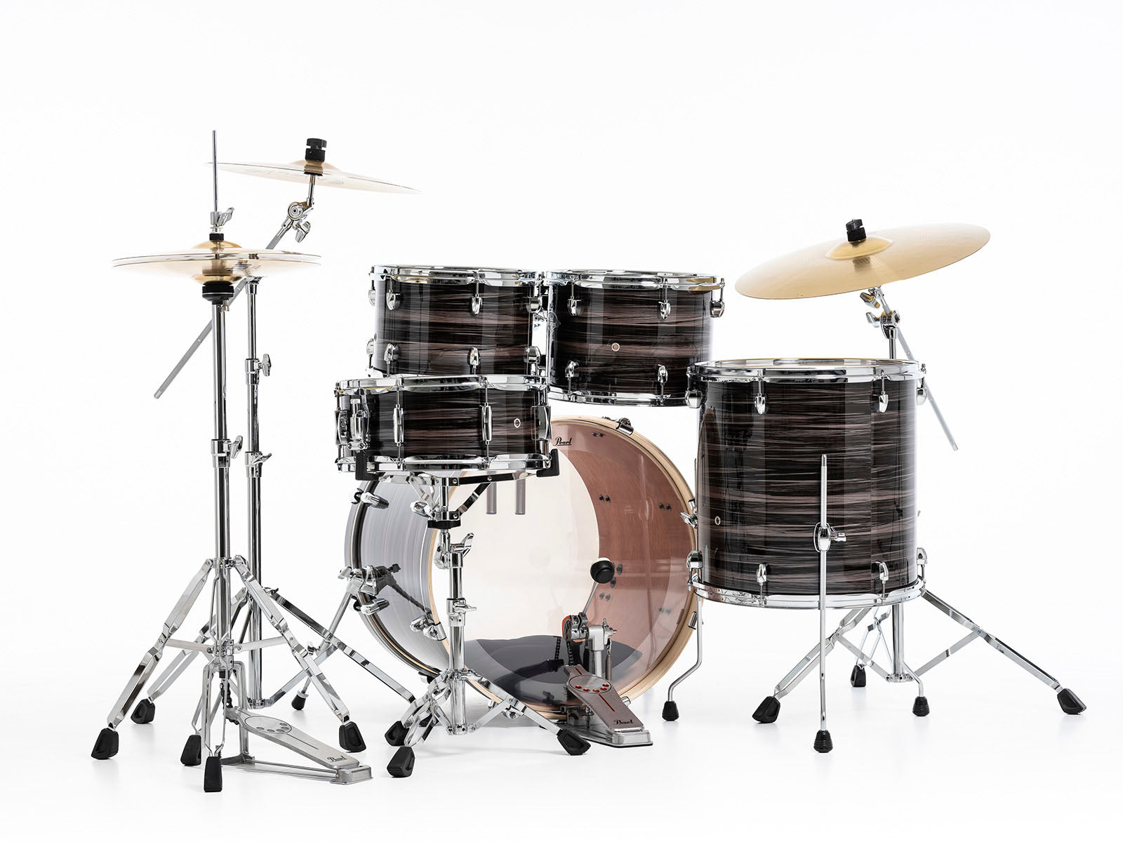 Pearl EXX725BR C779 Export Batería Acústica con Herrajes y Platos Graphite Amethyst 4