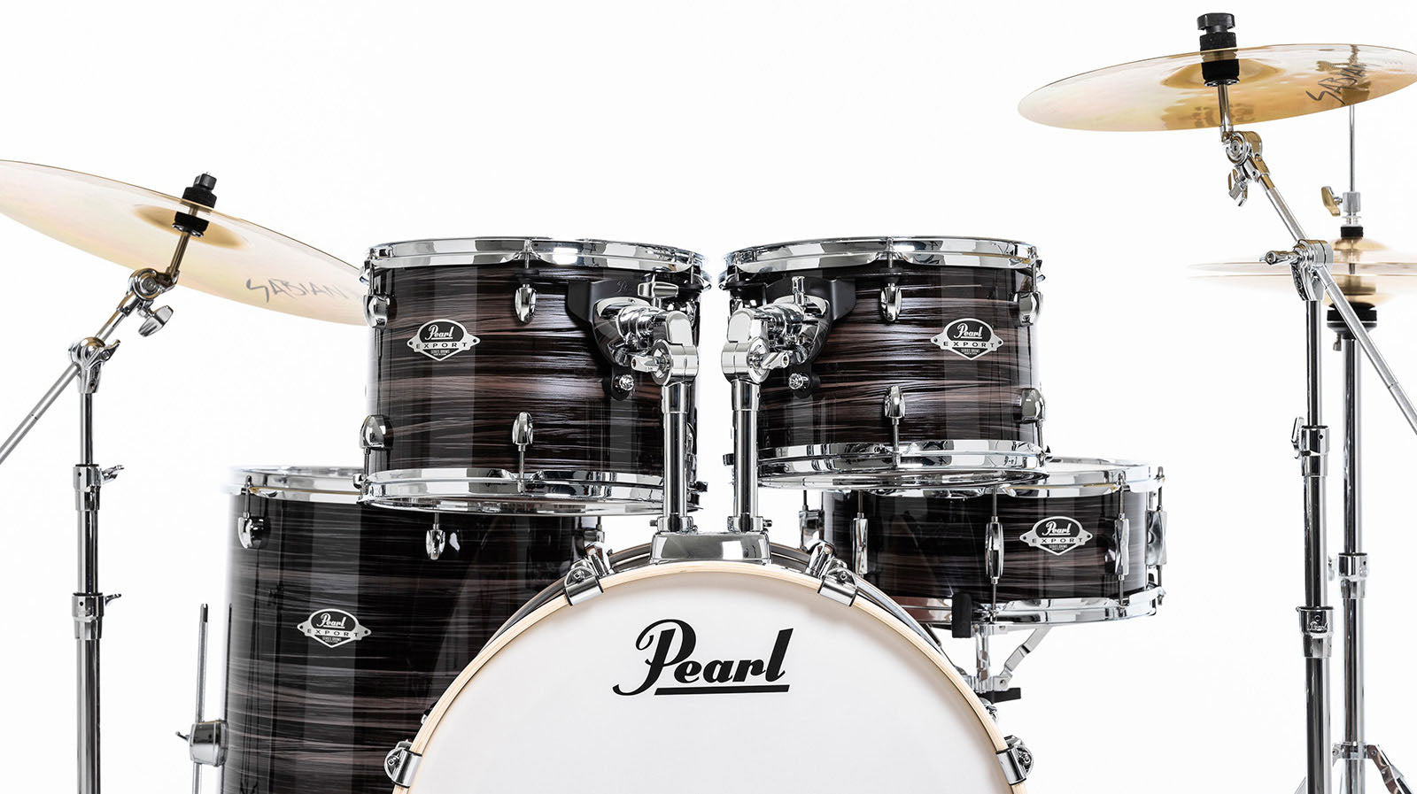 Pearl EXX725BR C779 Export Batería Acústica con Herrajes y Platos Graphite Amethyst 8