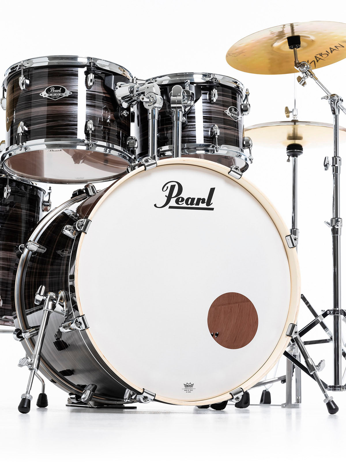 Pearl EXX725BR C779 Export Batería Acústica con Herrajes y Platos Graphite Amethyst 9