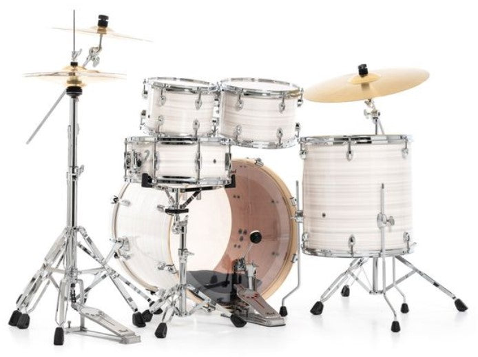 Pearl EXX725SBR C777 Export Batería Acústica con Herrajes y Platos Slipstream White 4