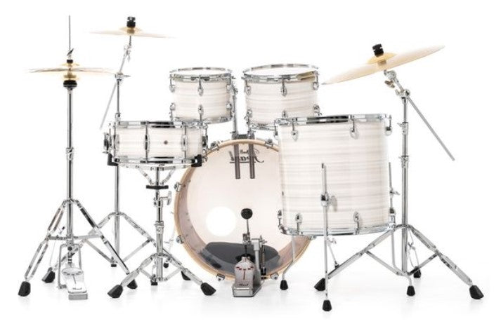 Pearl EXX725SBR C777 Export Batería Acústica con Herrajes y Platos Slipstream White 5