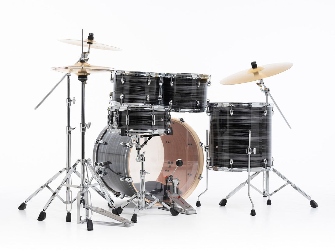 Pearl EXX725SBR C778 Export Batería Acústica con Herrajes y Platos Graphite Silver Twist 2