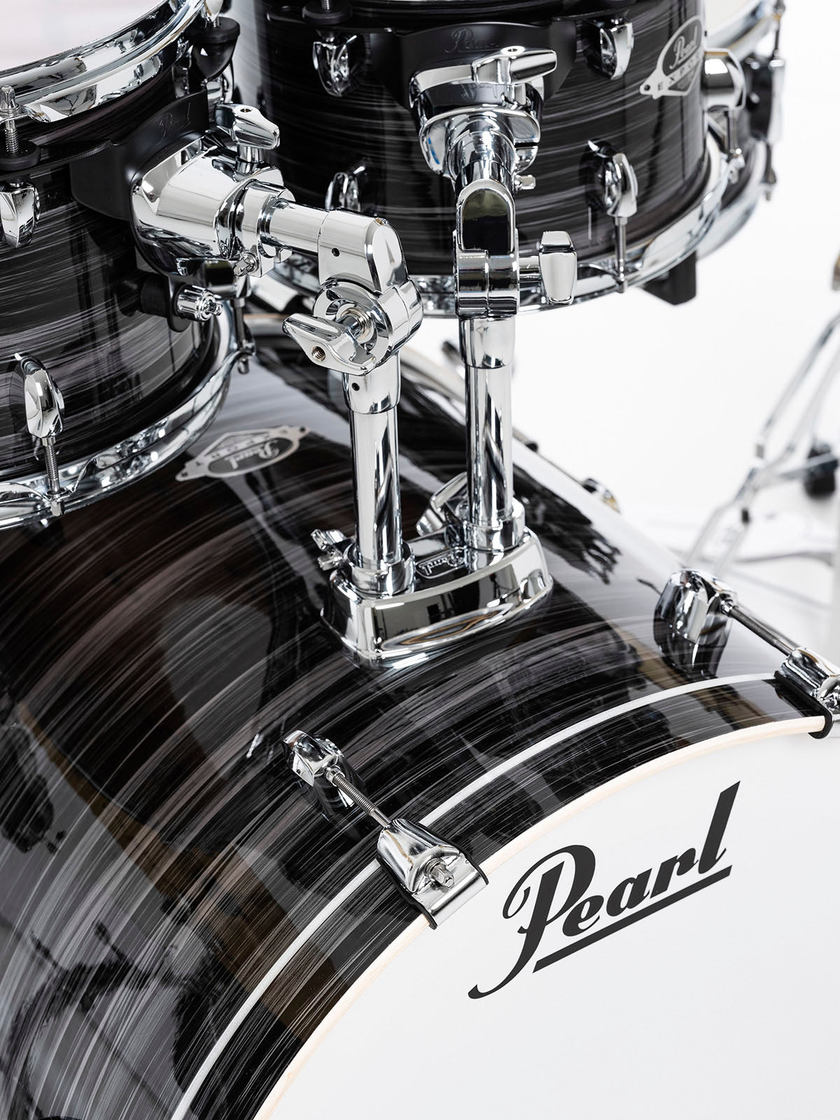 Pearl EXX725SBR C778 Export Batería Acústica con Herrajes y Platos Graphite Silver Twist 5