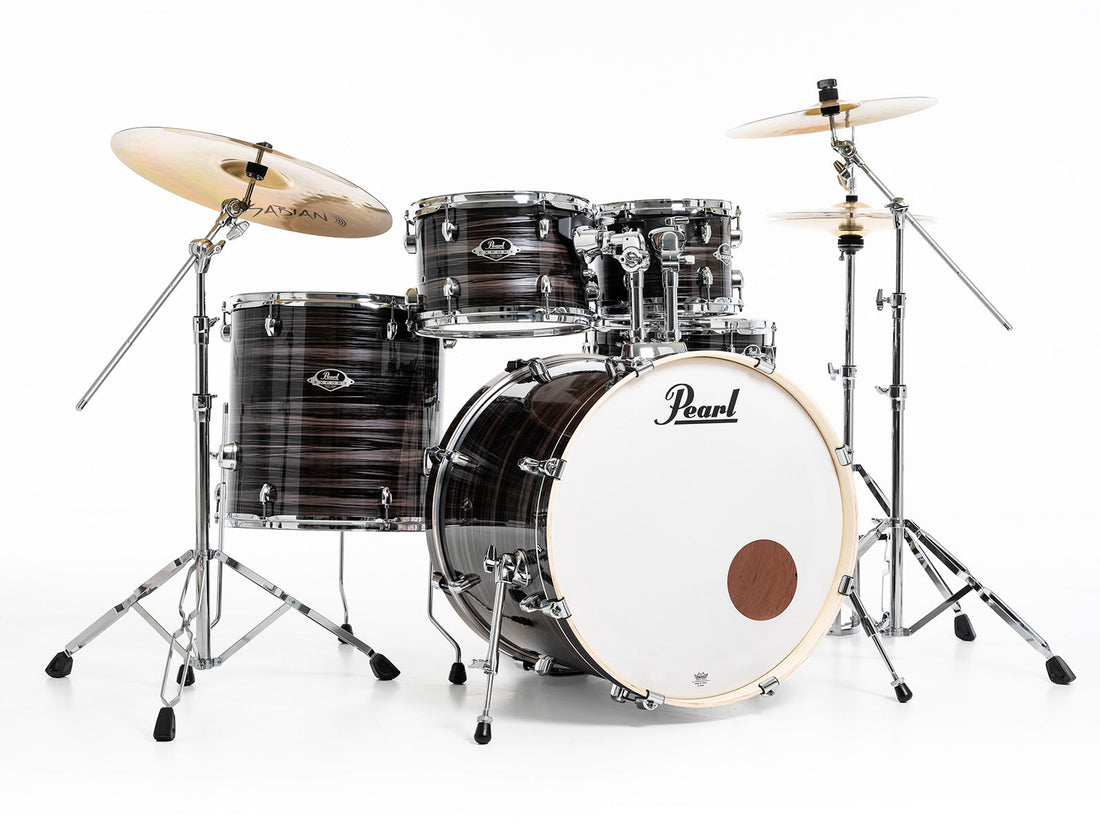 Pearl EXX725SBR C779 Export Batería Acústica con Herrajes y Platos Graphite Amethyst 1